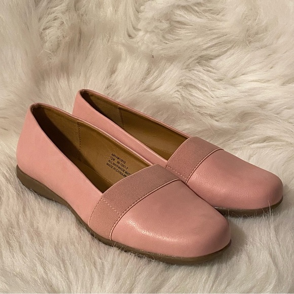 Comfort view Shoes Pink Slip On‎ Women’s Size 7.5 Flats - Picture 1 of 7